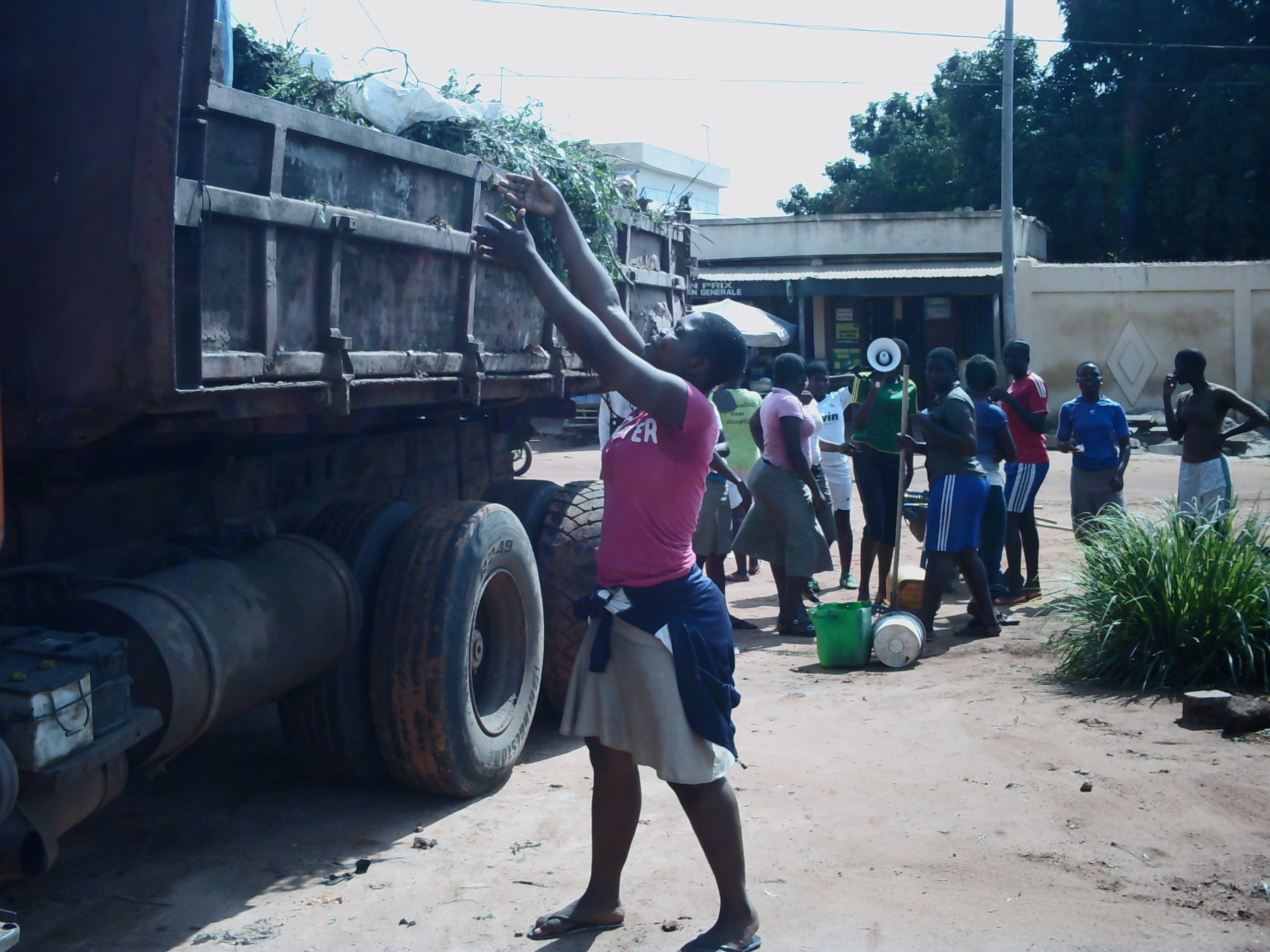 Volontaires en action